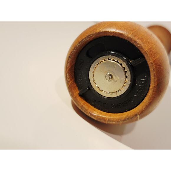 Vintage MCM Dansk Teak Wood Salt & Pepper Grinder Mill Jens Quistgaard Design - Picture 9 of 9
